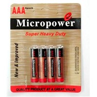 Quality AAA R03P 1.5V batteries