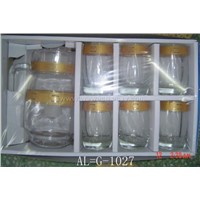 6 set glassware with a jug
