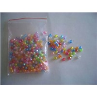 6mm cut   ab color beads