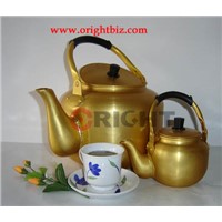 aluminum golden tea kettle,aluminum yellow kettle