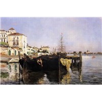 venice(seascape) Print on Canvas