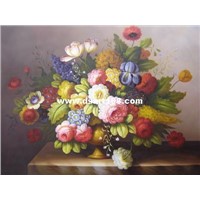 Classic Flower Oil Painting (D6-001)
