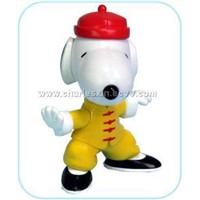 3&amp;quot; Static Kung Fu Snoopy In Blister Card