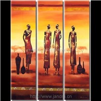 &amp;quot;1st New&amp;quot;HandMade Oil Painting-Group Painting2