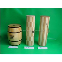 Round Wooden Box - Wooden Items