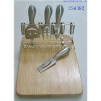 CHEESE KNIFE SET WITH BOARD