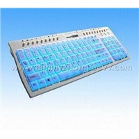 PS2/USB Lighted/Illuminated Multimedia Keyboard