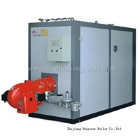 Gas-fired vacuum hot water boiler