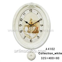 Art Wall Clock Collection_white