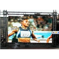 Outdoor or Indoor Full Color Led Video Display Screen, Programmable Rgb Led Flat Panel TV