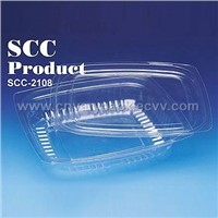 Clear 8oz. Container with Flat Lid