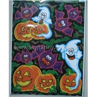 static sticker,hallowmas sticker,window sticker