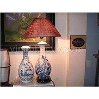 Table Lamp in Flower Vase.