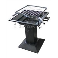 cast iron barbecue(barbeque) grill and barbecue tool