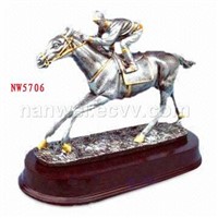 polyresin horse statue