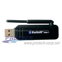 Class 1 USB Bluetooth Dongle with Antenna