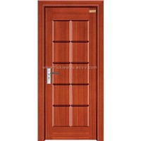 Natural wooden door