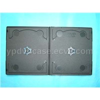 7mm short double black DVD case with design(
