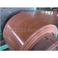 prepainted steel coil with wood color