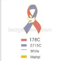 Aids Pin Metal Badges Lapel Pin Key Ring Spoon Flag Pin Slide Fastener