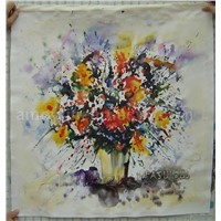 Abstract Oil Painting - Flowers