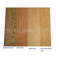 antique / drawbenched solid wood floorings