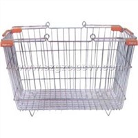 Metal-Plated Shopping Basket