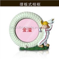 polyresin golf picture frame photo frame