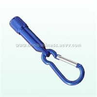led torch with carabiner hook