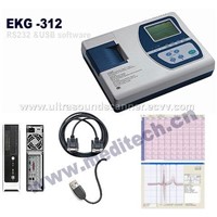 3 channel interpretive Electrocardiograph-ECG