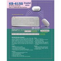 RF wireless keyboard & mouse combo