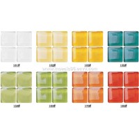 many different kinds of  glass mosaic