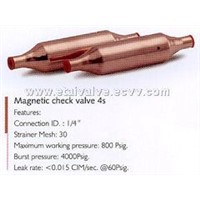 magnetic check valve