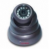 Indoor IR Hemispherical IP Camera / Network Security Camera