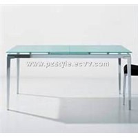 Modern Tempered glass dining table