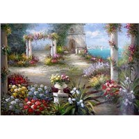 High Quality Reproduction Garden Oil Painting