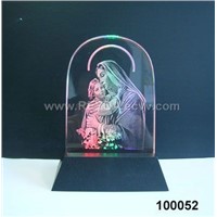LED light base and crystal light 100052
