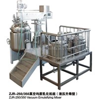 Vacuum emulsifying mixer/homogenizer