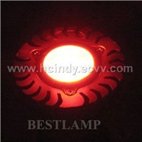 LED lamp 1W light with red light effect