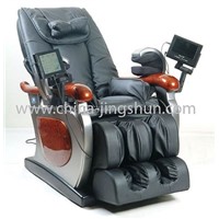 Multi-functional massage chair with DVD