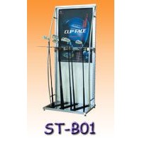 Golf Clubs Display Stand -slotted channel
