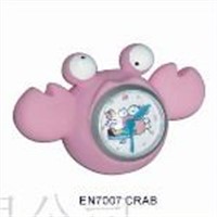 soft quartz clock -crab