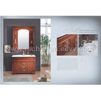 Log Pseudo-classic Bathroom Cabinet