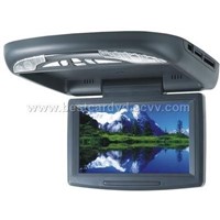7-Inch Flip Down LCD Monitor with USB, SD &amp;amp; CF card slot