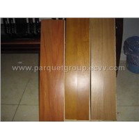 Oak,doussie,iroko 2 layer parquet floor 600x70x10/4mm square edge
