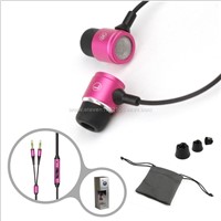 Metal in-ear-stereo earphone