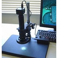 Digital monocular zoom microscope