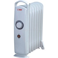 Mini oil filled radiator heater
