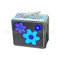Tin Lunch Box, Coaster, Tray, Lunch Box, Tin Box with Handle, Tin with Window, Candle Tin,
