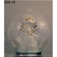 120mm glass ball with LED light